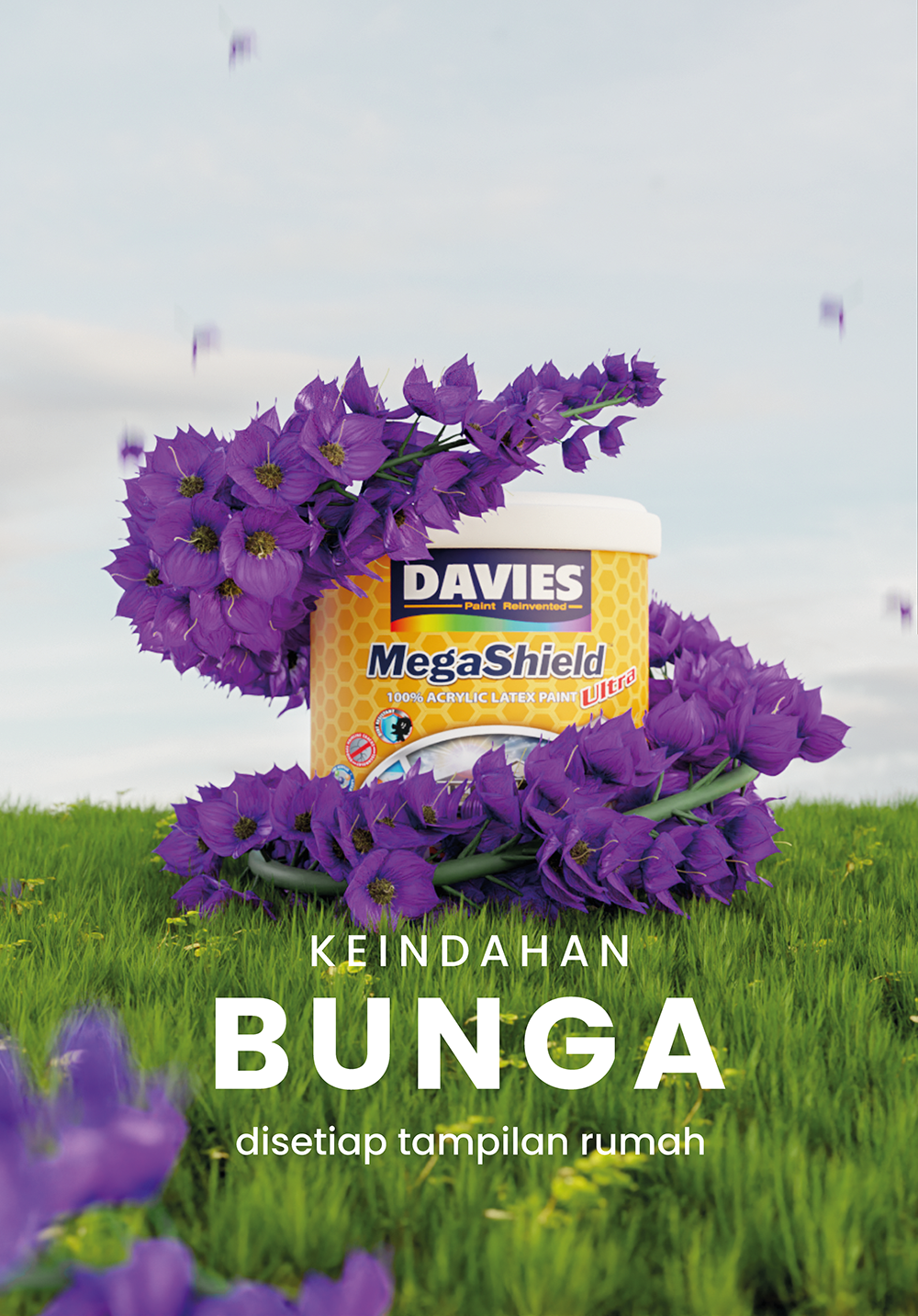 Inspirasi Warna Ruangan - Keindahan Bunga